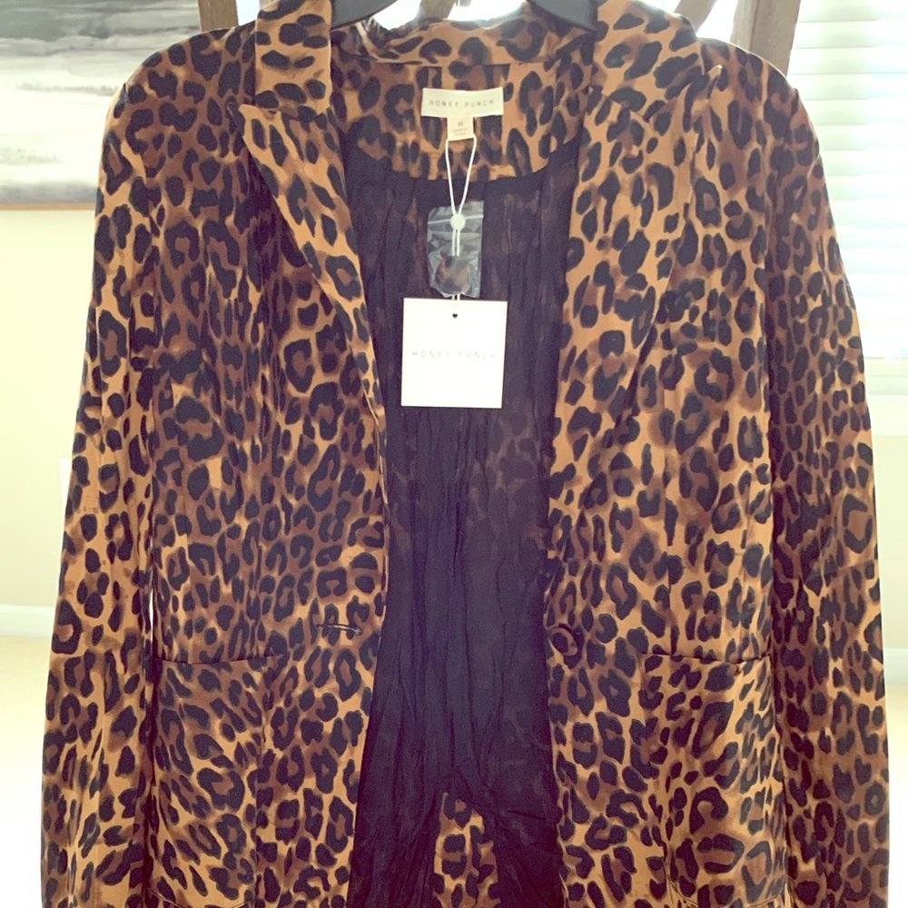 Leopard Blazer-never worn
